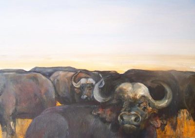 buffalo Herd detail