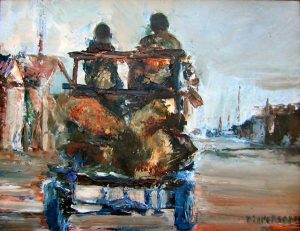 Donkey Cart [-] by Marlene Dickerson