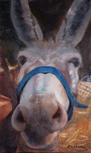 Quizzical Donkey [2006] by Marlene Dickerson