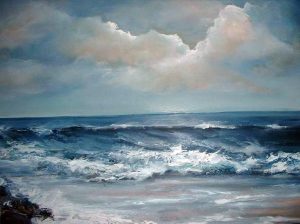 A Cloudy Seascape [2005] by Marlene Dickerson