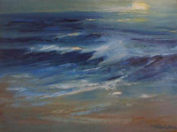 Moonlight On The Sea [2002] by Marlene Dickerson