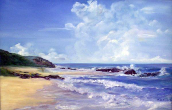 Beach Walk [2001] by Marlene Dickerson