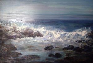Waves And Rocks [2006] by Marlene Dickerson