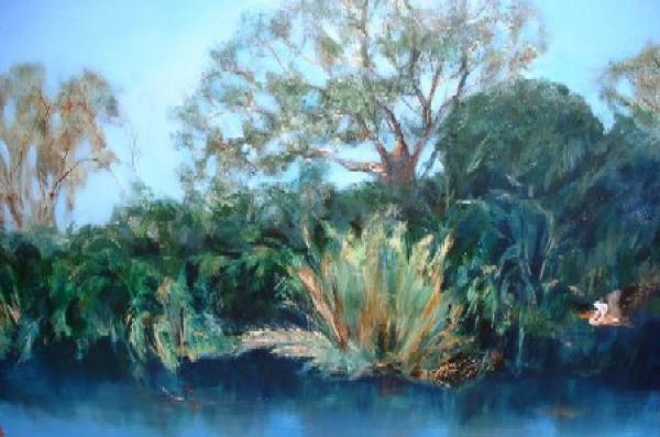 Hippo Pool [2000] by Marlene Dickerson