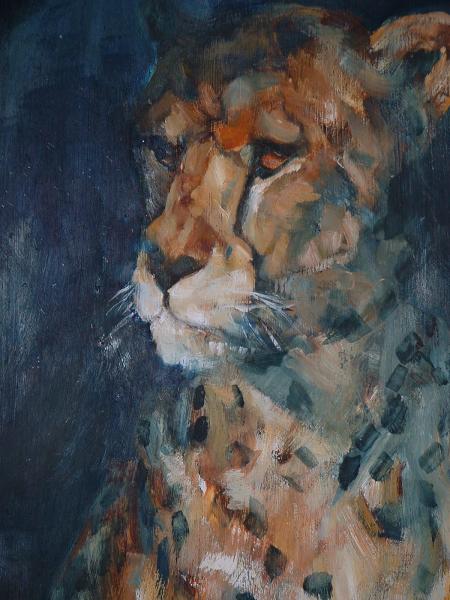 Leopard Portrait [2005] by Marlene Dickerson