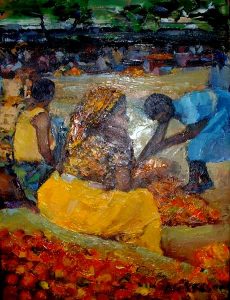 Orange Sellers [2007] by Marlene Dickerson