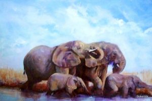 Elephant Triumphant [2008] by Marlene Dickerson