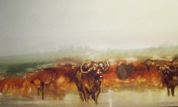 Buffalo Herd [2010] by Marlene Dickerson