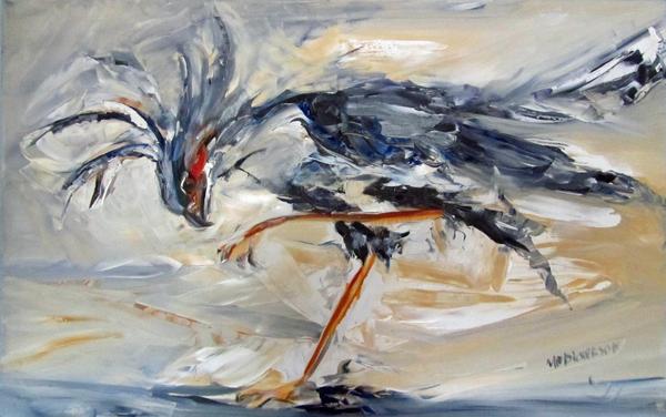 Secretary Bird [1997] by Marlene Dickerson