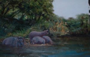 Hippos [2010] by Marlene Dickerson