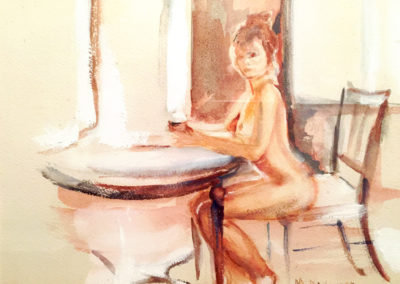 Nude study 3 – Seated