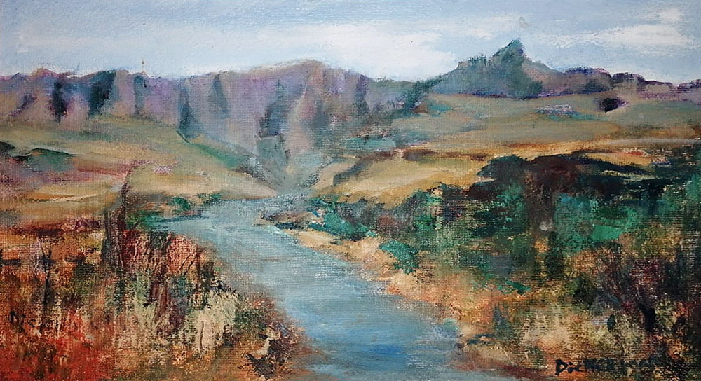 Drakensberg Landscape by Marlene Dickerson